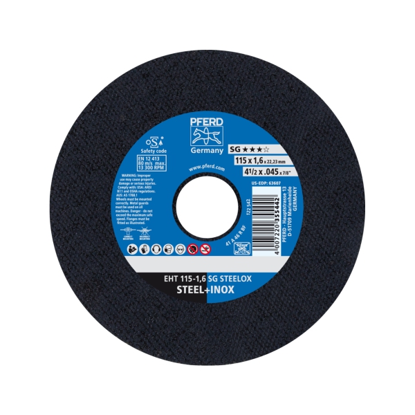 CUT DISC INOX 115-1.6 PFERD