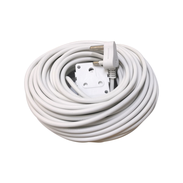 EXT CABLE CW PLUG 16A 20MT WHITE