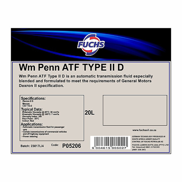 AUTO TRANSMISSION OIL 20LT (31)