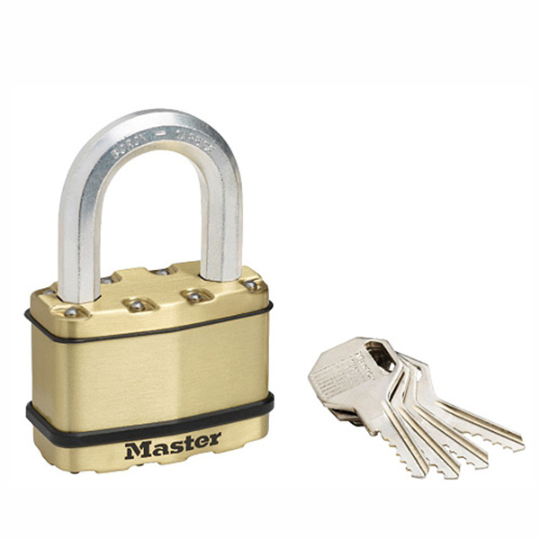PADLOCK LAM BRASS 64MM M/LOCK