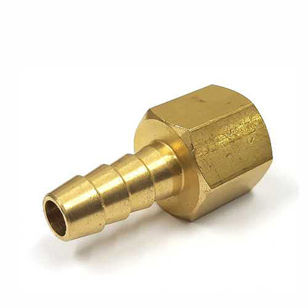 BRASS 1/4'' FEMALE HOSE TAIL 8mm