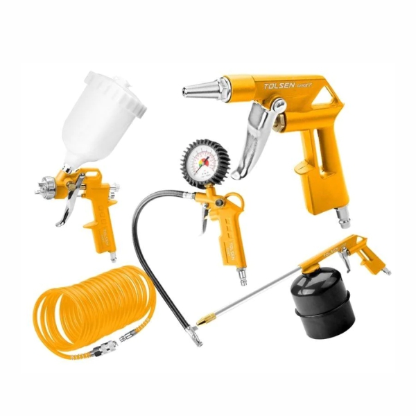 SPRAY GUN KIT 5PCE TOLSEN
