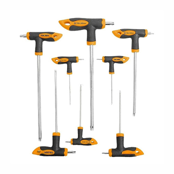 A/SET T-HANDLE TORX 8PCE TOLSEN