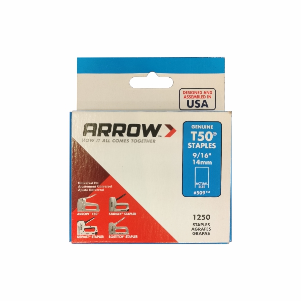 STAPLES 14MM 9/16'' 1250P/BOX ARROW