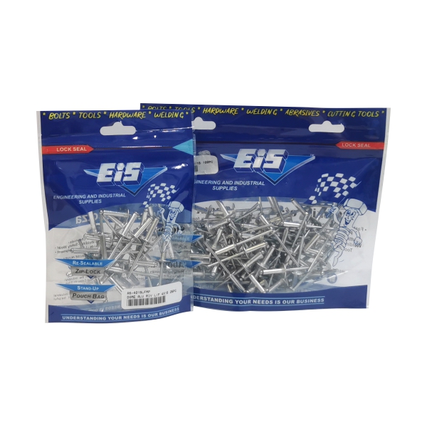 DOME ALUM RIVET L/F 3.2X12 100PC