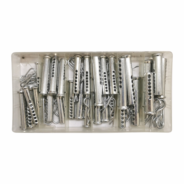 ASSORTED CLEVIS PINS 56PC