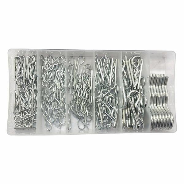 ASSORTED R CLIPS HITCH PINS 150PCE