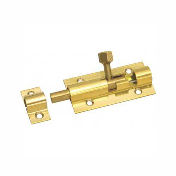 BARREL BOLT STRAIGHT 50MM BRASS