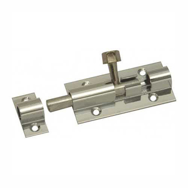 BARREL BOLT STRAIGHT 50MM C/P