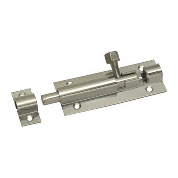 BARREL BOLT STRAIGHT 60MM C/P