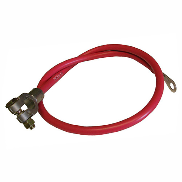 BATT CABLE RED 500MM C/W TERM