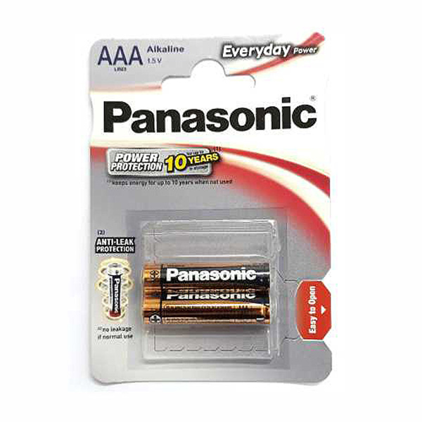 PAN BAT AAA LR03T/2B 2P ALKALINE