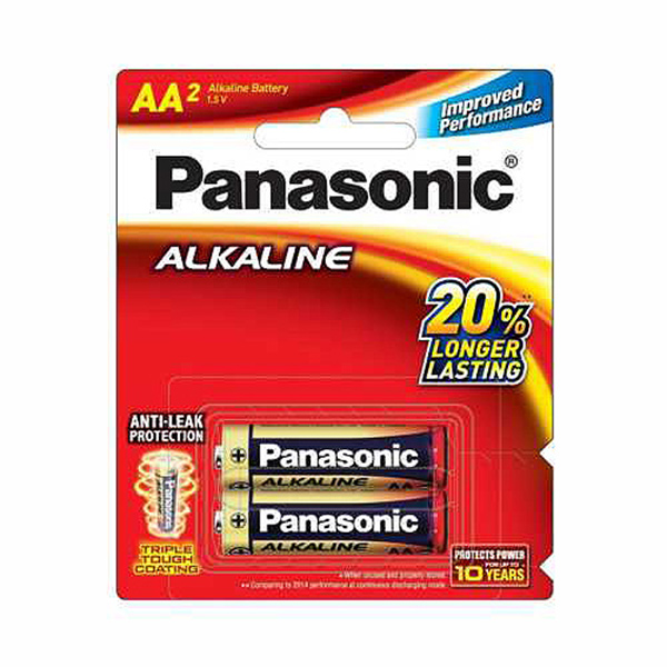 PAN BAT AA LR6EPS2BP 2P ALKALINE