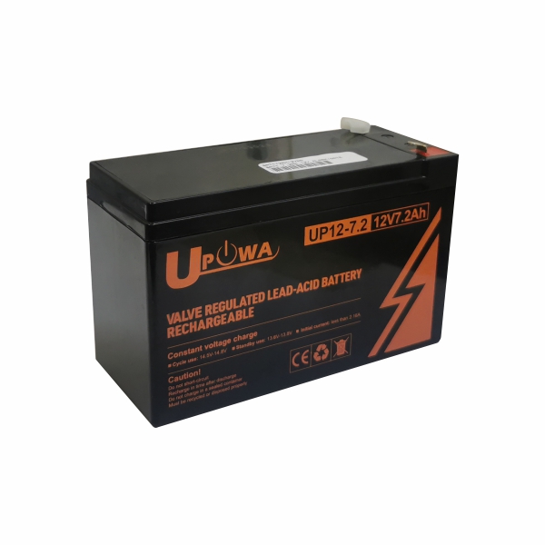 BATTERY LEAD 7.2AH 12V ALARM/GATE
