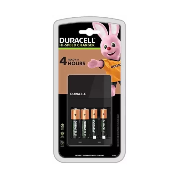 BATTERY CHARGER + 2XAA+AAA DURACELL