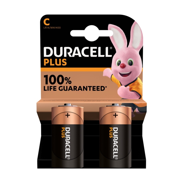 BATTERY MN1400 MED 2PC DURACELL