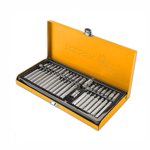BIT SET S/DR TX/HEX/SP 40PCE TOLSEN