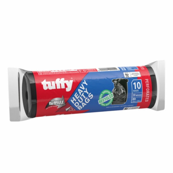 REFUSE BAGS BLK 10P HEAVY DUTY