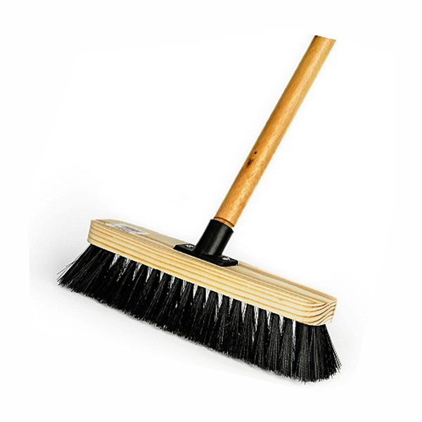 FLOOR BROOM SOFT BLK BRIS COMPLETE