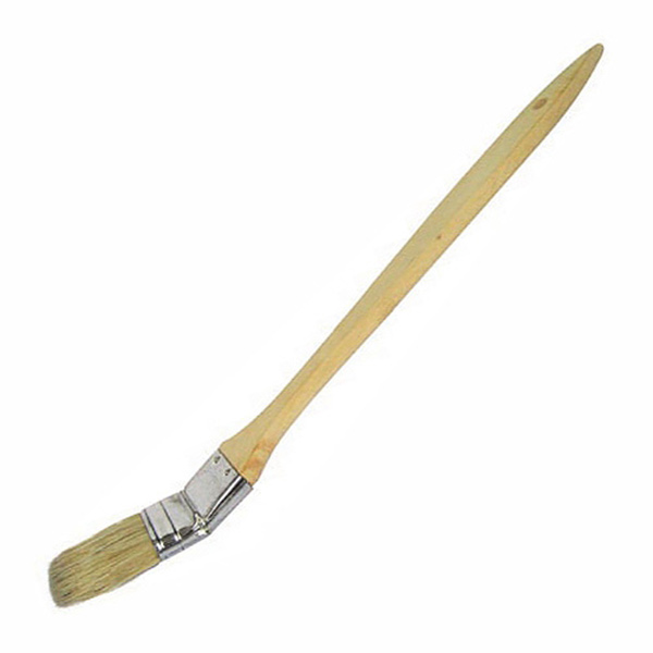 RADIATOR BRUSH CRANKED 75MM WOODEN