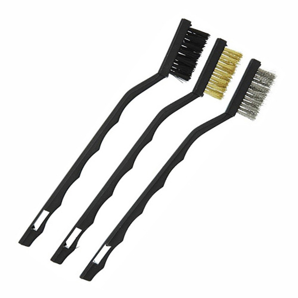 BRUSH SET PLASTIC HNDL 3 PCE