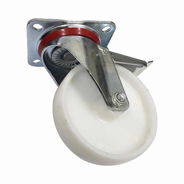 160MM SWIVEL NYL CAST C/W BRAKE