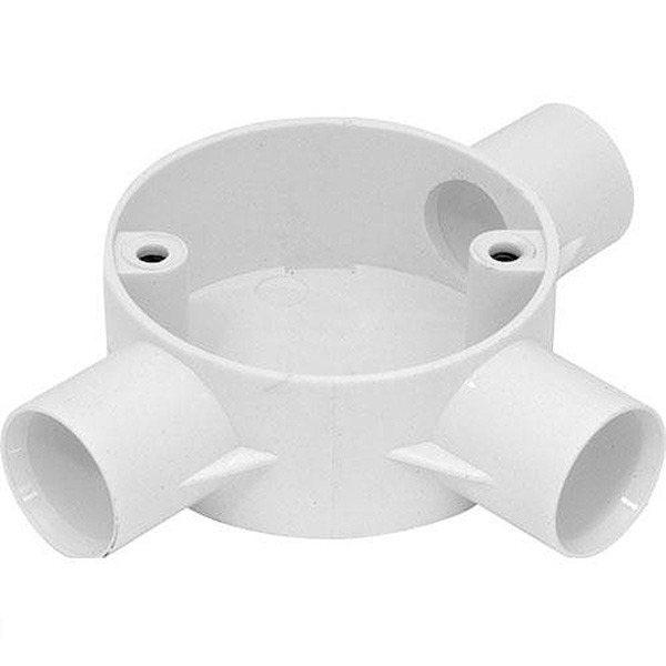 CONDUIT BOX PVC 20MM 3WAY