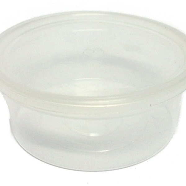 PLASTIC CONTAINER 100MM WITH SCREW LID
