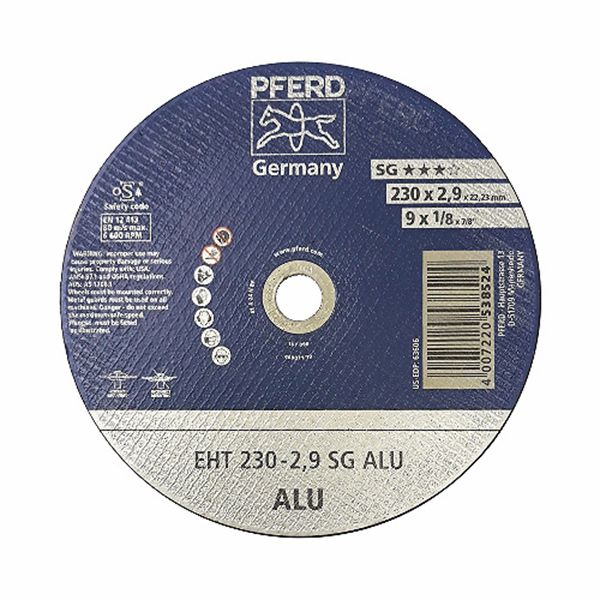 CUT DISC ALU 230-2.9 SG PFERD