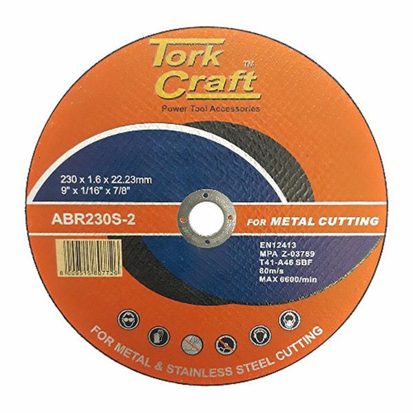 CUT DISC INOX 230-1.6 22.2 T/C