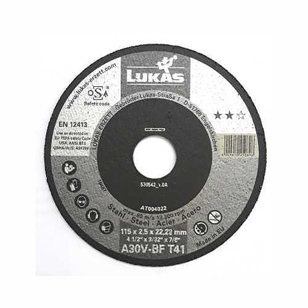 CUT DISC STEEL 115-2.5 A30 LUKAS