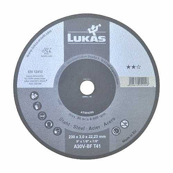 CUT DISC STEEL 230-3.0 A30 LUKAS