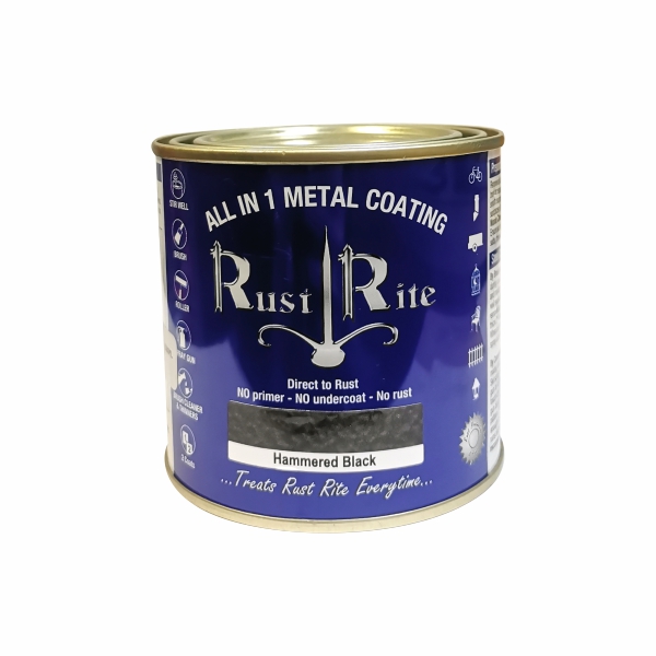 RUSTRITE HAMMERED BLACK 500ML