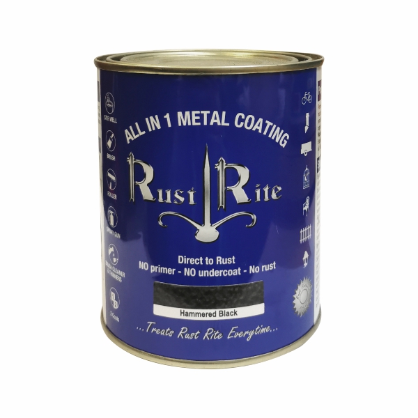 RUSTRITE HAMMERED BLACK 1LTR