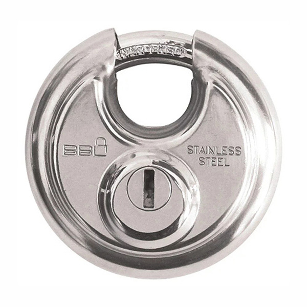 LOCK DISCUS 70MM S/ST BBL