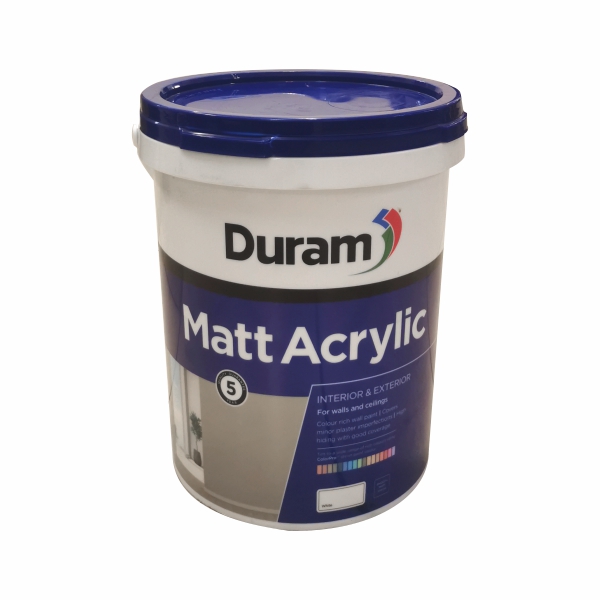 PVA MATT ACRYLIC WHITE 20LT DURAM