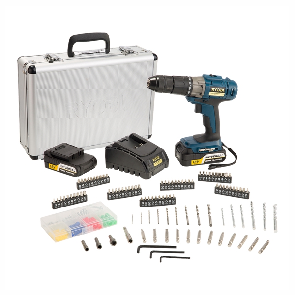 DRILL CORDLESS KIT 18V RYOBI