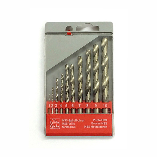 DRILL SET HSS 10PCE JAVELIN