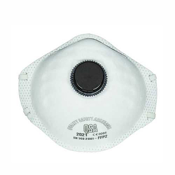 D/MASK C/W VALVE FFP2 2PC SABS