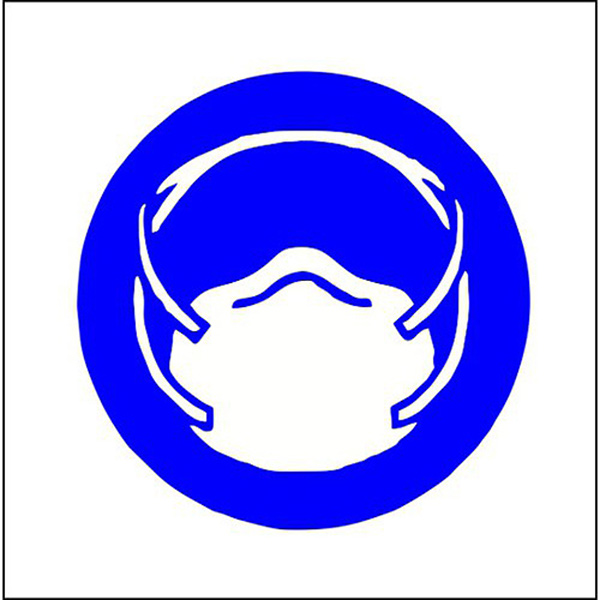 SIGN 290X290 DUST MASK