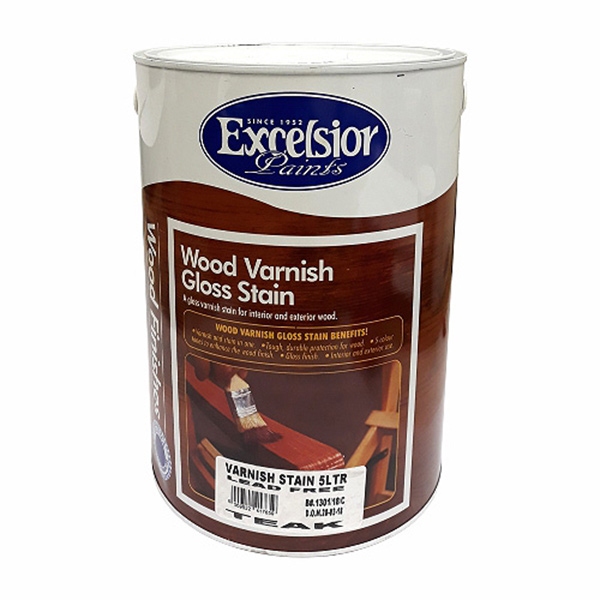 VARNISH WOOD TEAK 5LT EXCELSIOR