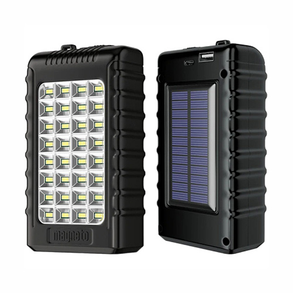 EMER LIGHT RE-CH LED SOLAR MAGNETO
