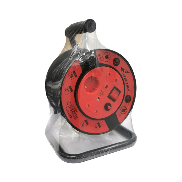 EXT REEL PLASTIC 2X10A 1MM 20M