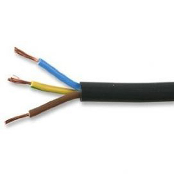 FLEX CABLE 3C 1.5MM BLACK P/MT