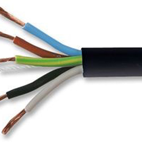 FLEX CABLE 5C 1.5MM BLACK P/MT