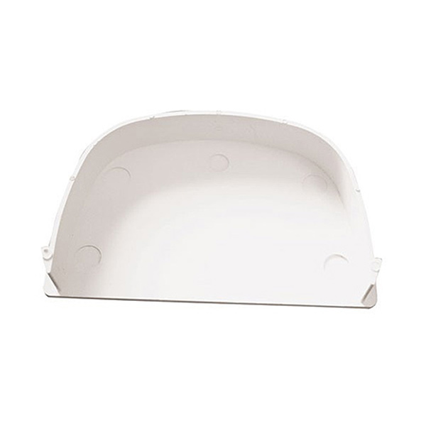 PVC GUTTER D SHAPE STOP END