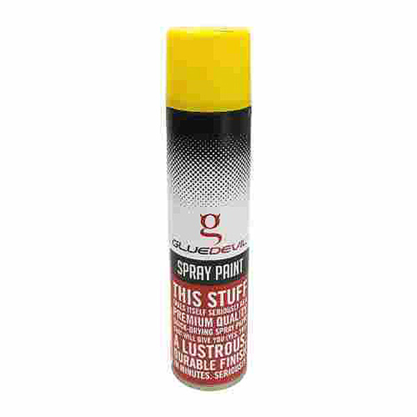 S/PAINT CAN YELLOW 300ML GLUE DEVIL