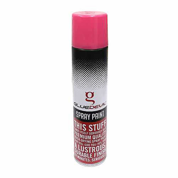 S/PAINT FL PINK 300ML GLUE DEVIL