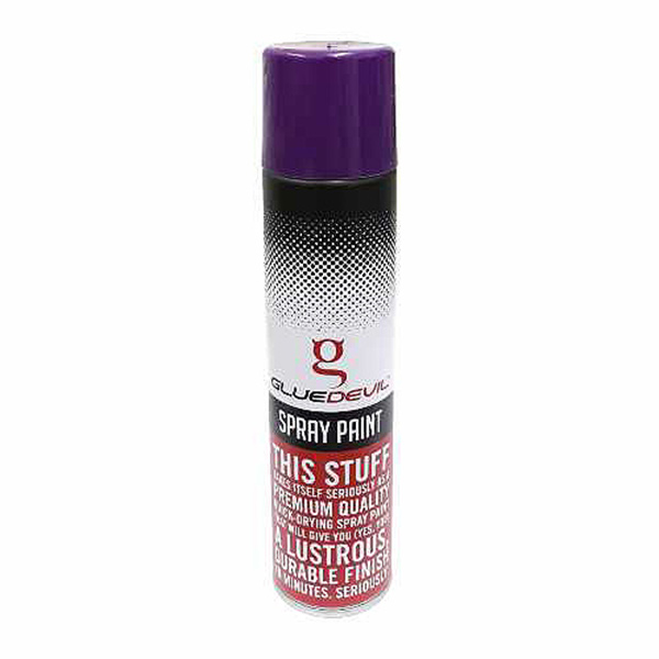 S/PAINT FL VIOLET 300ML GLUE DEVIL