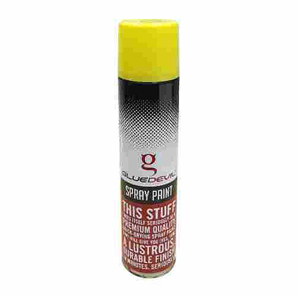 S/PAINT FL YEL 300ML GLUE DEVIL